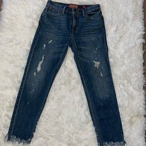 Lucky brand Jeans high rise raw hem